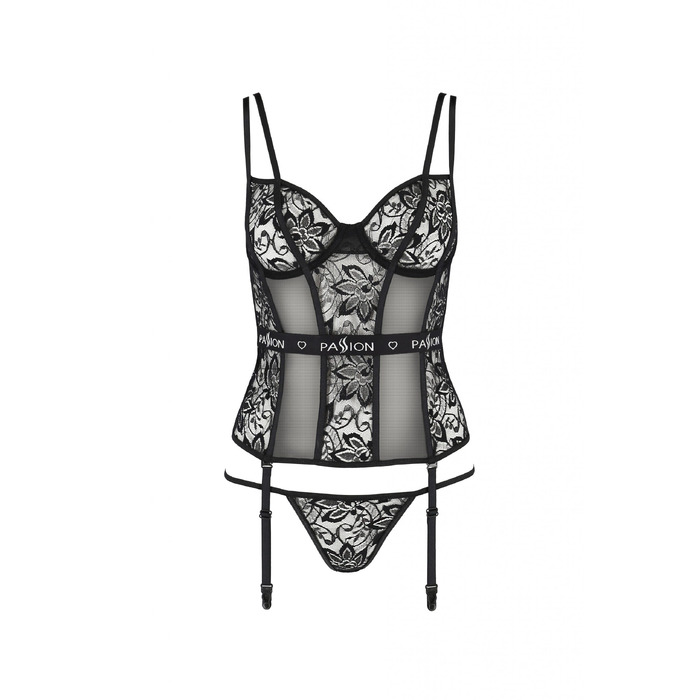 Корсет LETICIA CORSET black S/M - Passion