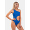 КУПАЛЬНИК Nebbia ONE SHOULDER ASYMMETRICAL MONOKINI BLUE 459