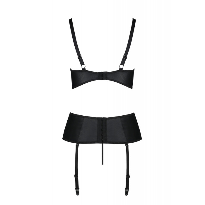 Корсет с открытым бюстом JANNIES CORSET black S/M - Passion