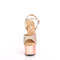 Босоножки Pleaser Adore-709HM *7 дюймов, каблук, 2 3/4 дюйма, ремешок на щиколотке, розовое золото