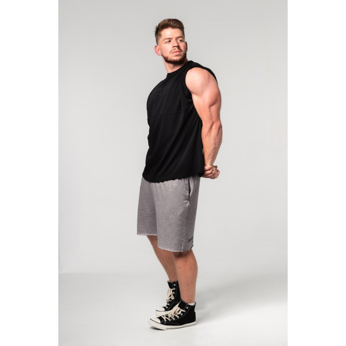 Шорты Nebbia Washed-off Gym Sweatshorts NO BS Light Grey 367