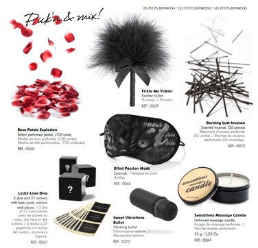 Набір аксесуарів із 3 предметів Bijoux Indiscrets, Помаранчевий