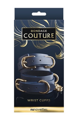 Оковы BONDAGE COUTURE WRIST CUFF BLUE