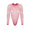 Боді-сітка Obsessive B126 з відкритою спиною, червоний, XL/XXL