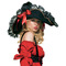Капелюх пірата жіночий Swashbuckler Pirate Hat від Leg Avenue, чорний