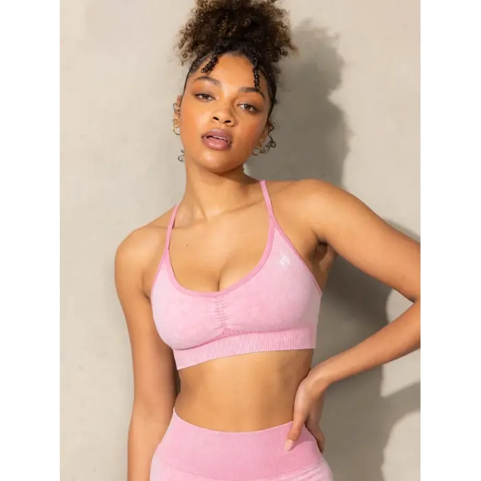 Топ Ryderwear Stonewash Seamless Sports Bra - Pink Stonewash