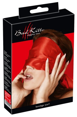 Лента на глаза Bad Kitty красная