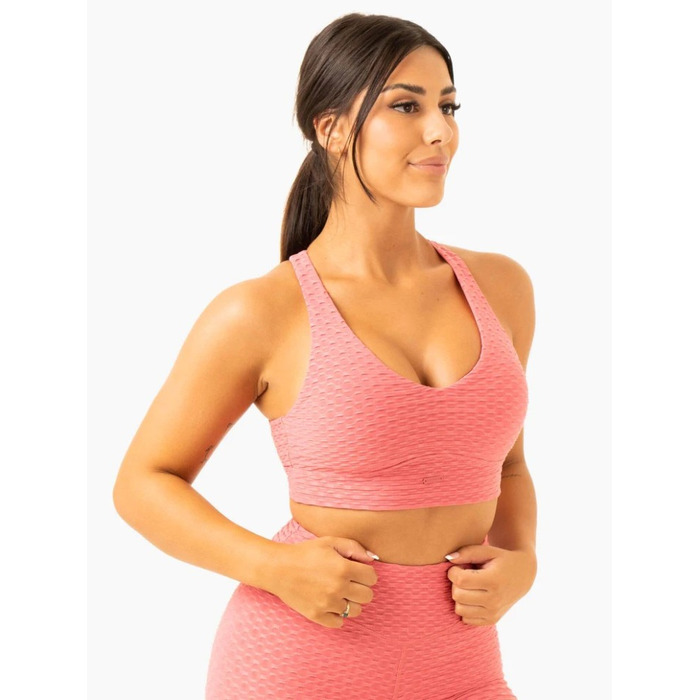 Топ Optic V-Neck Sports Bra - Lipstick Pink