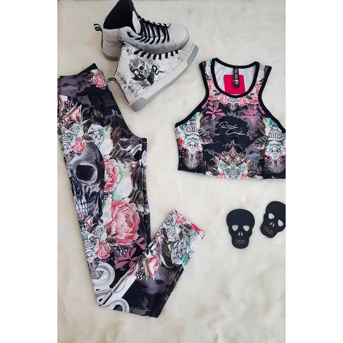 Топ Rock Code Top Cropped Mist