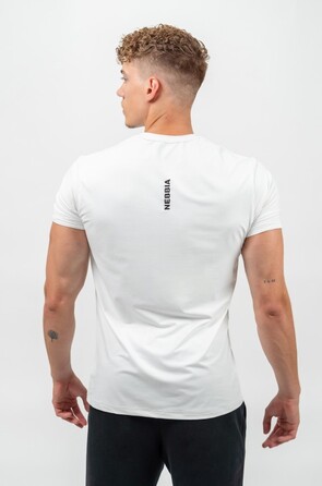 Футболка Nebbia Short-Sleeve Sports T-shirt Resistance White 348