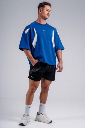 Футболка Nebbia Oversized Pump Cover T-Shirt PRIMAL Blue 871