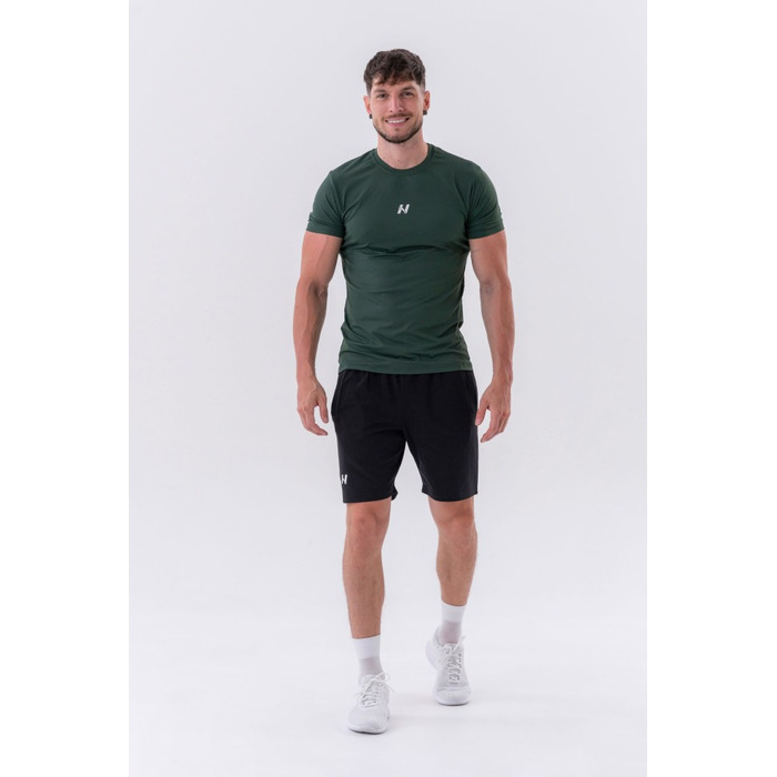 Футболка Nebbia Classic T-shirt 'Reset” Dark Green 327