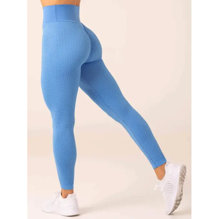Леггинсы Ryderwear Honeycomb Scrunch Seamless Leggings - Bright Blue