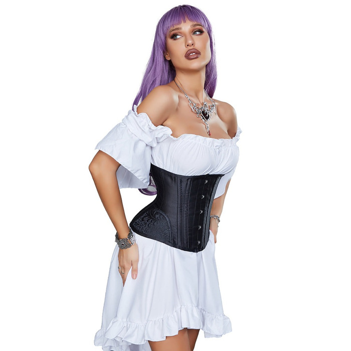 Корсет Star Night Corset с крючками и шнуровкой, черный, M (без коробки)