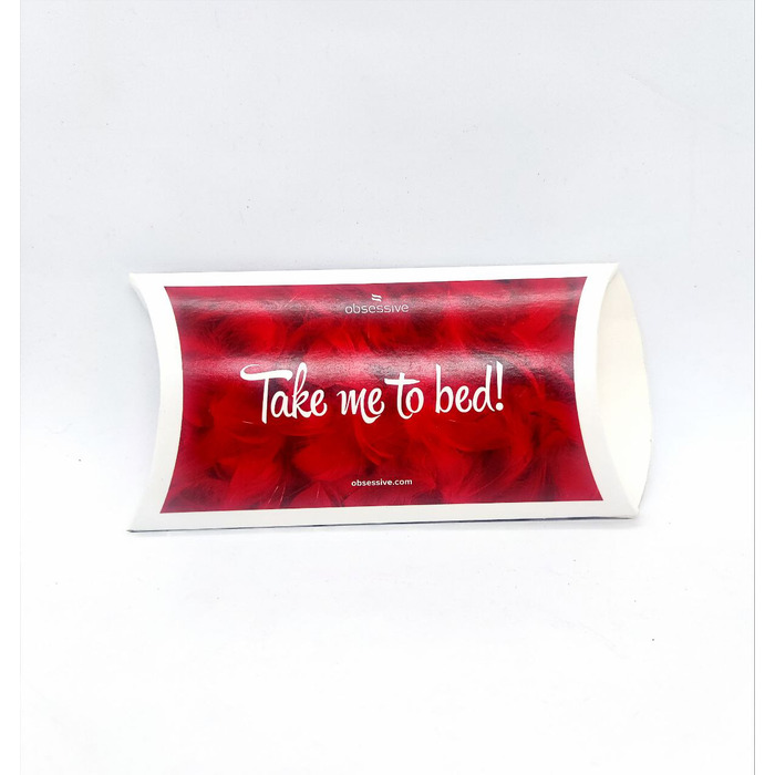 Декоративные перья Obsessive 'Take me to bed!' bed feathers - Red