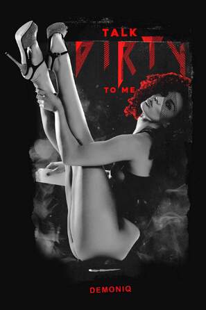 Чоловіча футболка з принтом Talk dirty to me Demoniq TSHRB009 чорна, M