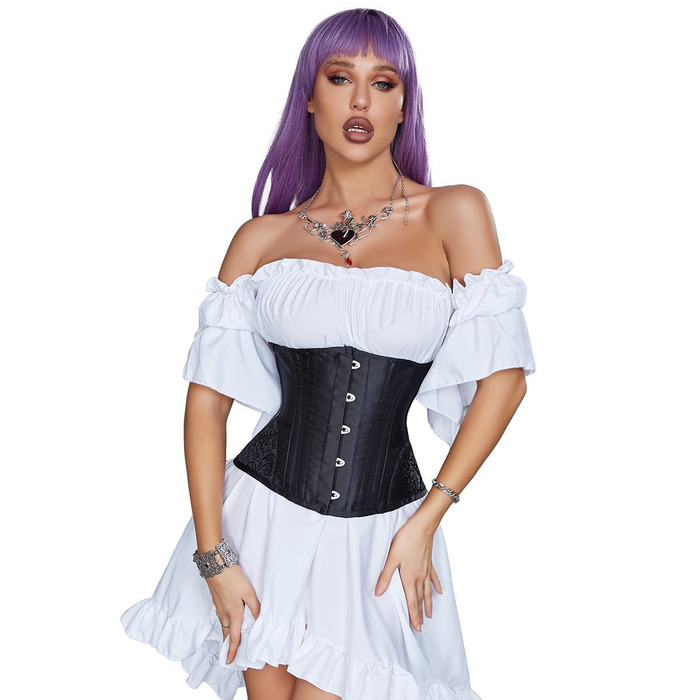Корсет Star Night Corset с крючками и шнуровкой, черный, XL (без коробки)