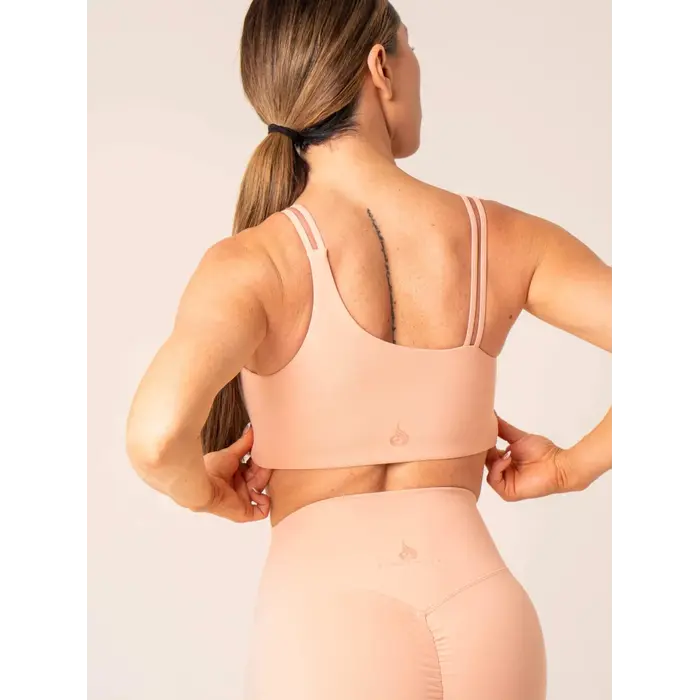 Топ Ryderwear Unstoppable One Shoulder Sports Bra - Peach