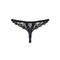 Мереживні трусики з доступом Letica crotchless thong black L/XL - MINI