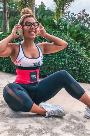 Пояс Tecnomed Fitness Belt Body Shaper 615762 Fucsia