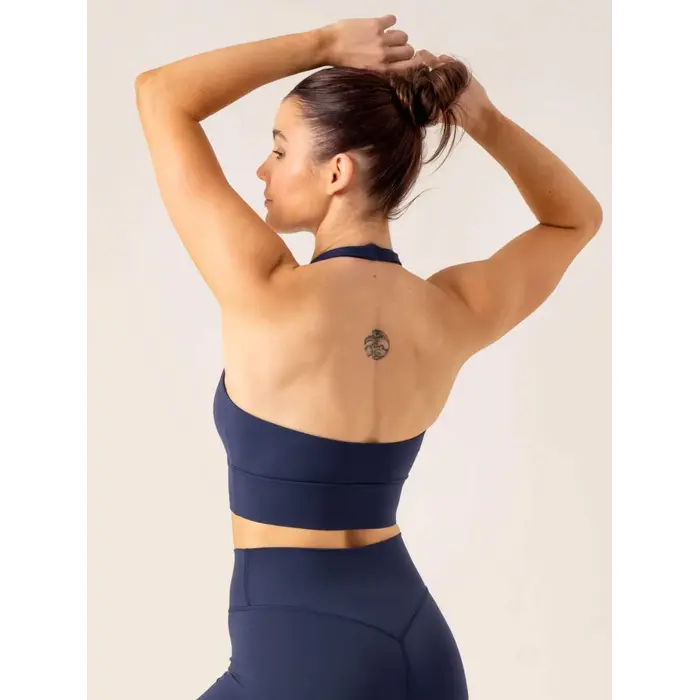 Топ Ryderwear NKD Arch Halter Sports Bra - Navy