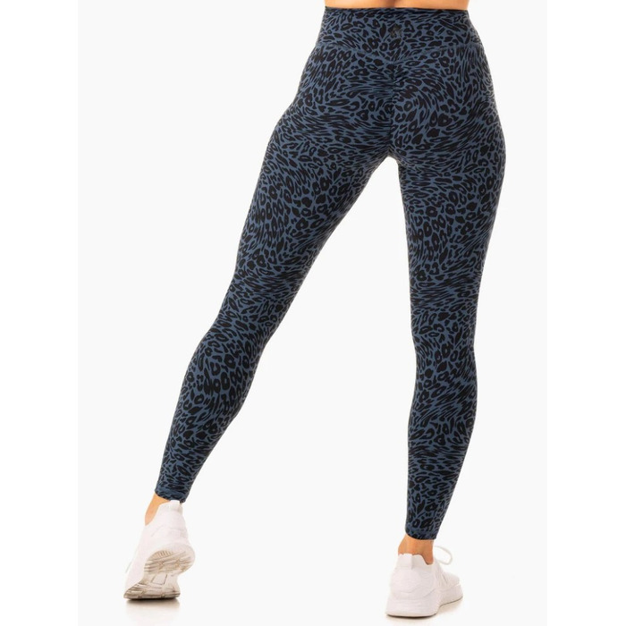 Леггинсы Rotation High Waisted Scrunch Leggings - Navy Leopard