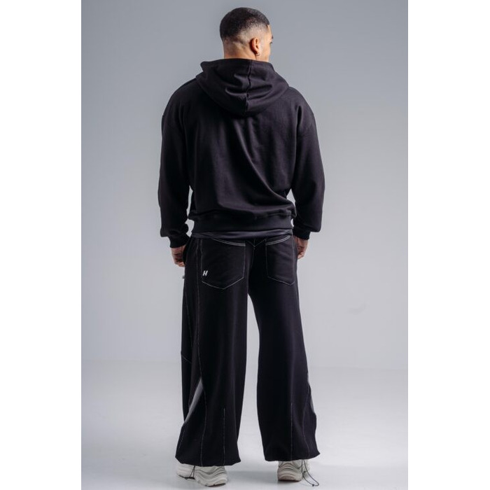 Спортивна кофта Nebbia Zipper Hoodie with Embroidery PRIMAL Black 884