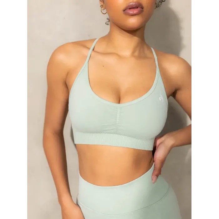 Топ Ryderwear Stonewash Seamless Sports Bra - Mint Stonewash