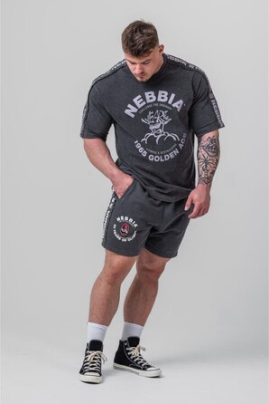 Шорти Nebbia Washed Sweat Shorts LEGEND Black 786