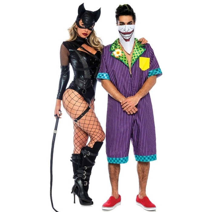 Сексуальний костюм жінки кішки Leg Avenue, L, 2 предмети, чорний