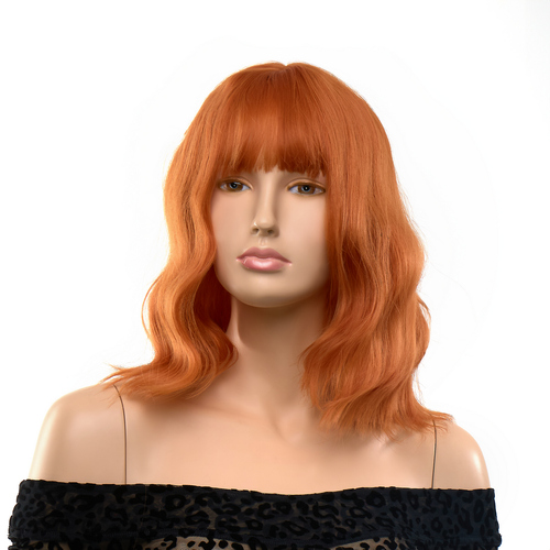 Перука каре з чубчиком хвилястий Fetish Hair, рудий, 30 см