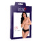 Мереживні трусики з відкритим доступом Daring Intimates Ella, чорний, S/M