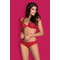 Комплект Obsessive ROUGEBELLE red underwire bra
