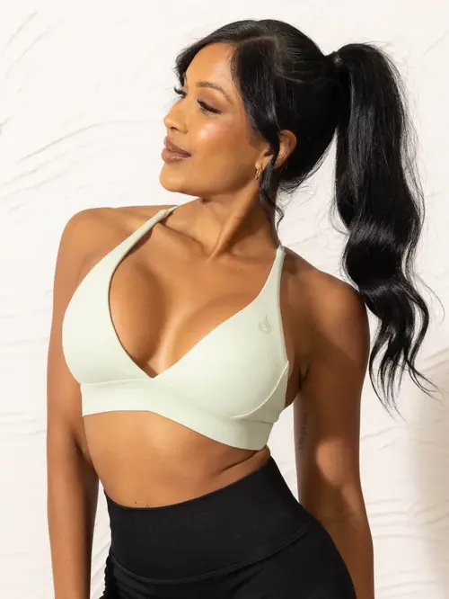Топ Ryderwear NKD Low Neck Sports Bra - Cucumber