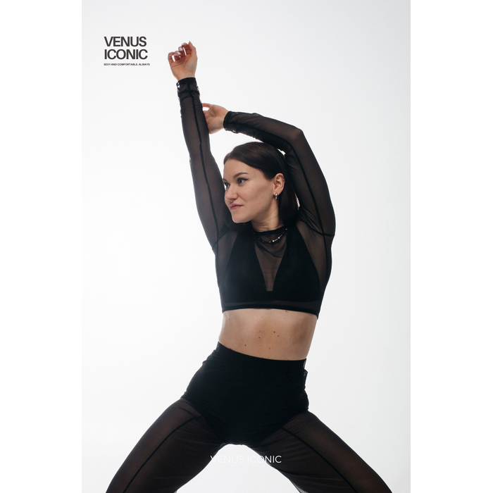 Кроп-топ Venus Iconic з сітки для танців та повсякденного образу
