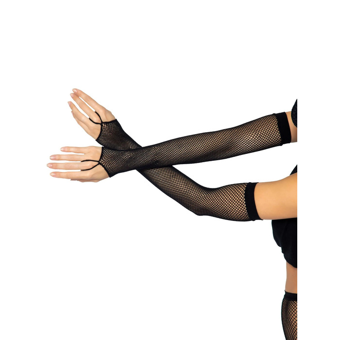 Рукавички One Size Fishnet Arm Warmer Gloves від Leg Avenue, чорні