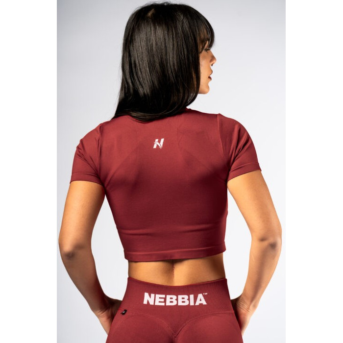 Топ Nebbia Seamless Short-Sleeve Top POWER Red 891