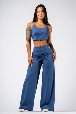 Топ Deni x NEBBIA Sports Crop Tank Blue 309