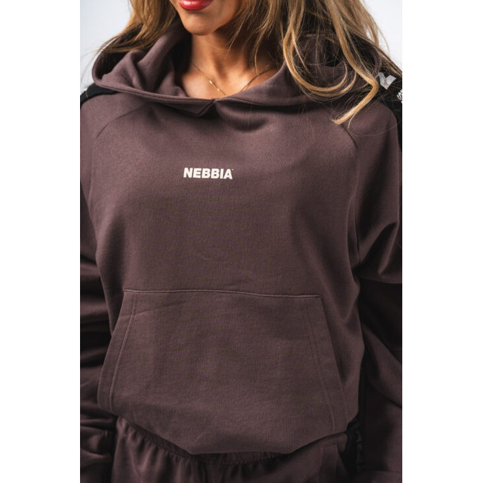 Худі Nebbia Classic Hoodie OFF-DUTY Dark Brown 489