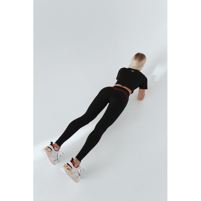 Топ Fitzona SHIRT BLACK TEE SHORT SLEEVE