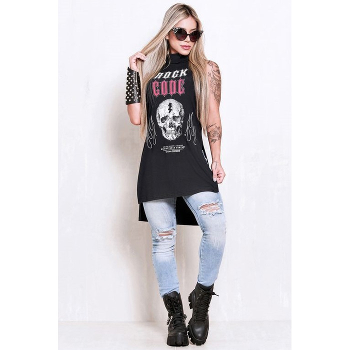 Довга майка Rock Code Regata Gola Alta Indelicate