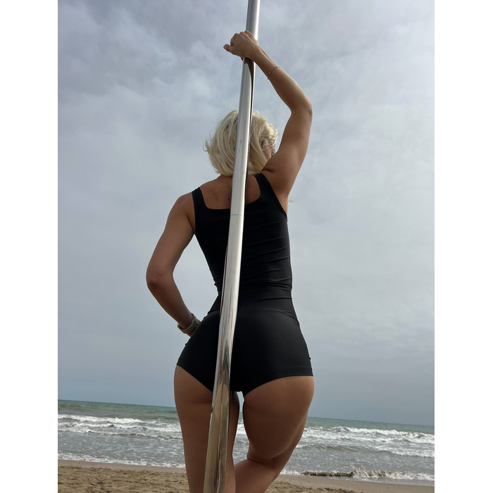 Боді для танців чорний