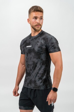 Футболка Nebbia Camouflage Compression T-shirt Maximum Black 338 Camo