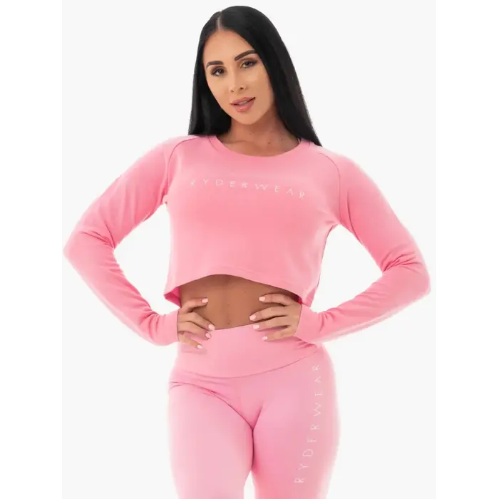 Укроп-топ Ryderwear Staples Cropped Sweater - Pink