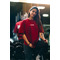 Футболка Nebbia Oversized T-shirt GYM ESSENTIALS Dark Red 381