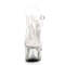 Босоніжки Pleaser Tipjar-708-2 на підборах 7 дюймів, з ремінцем на щиколотці 2 3/4 дюйма, прозорі