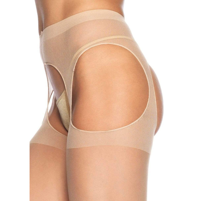 Прозорі колготки з підтяжками Leg Avenue Sheer Suspender Pantyhose O/S