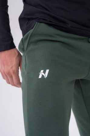 Штани Slim sweatpants with side pockets 'Reset” 321 Dark Green Khaki