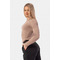 ТОП ORGANIC COTTON RIBBED LONG SLEEVE TOP BROWN 415