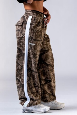 Штани Nebbia Oversized Sweatpants POWER Light Brown Camo 896
